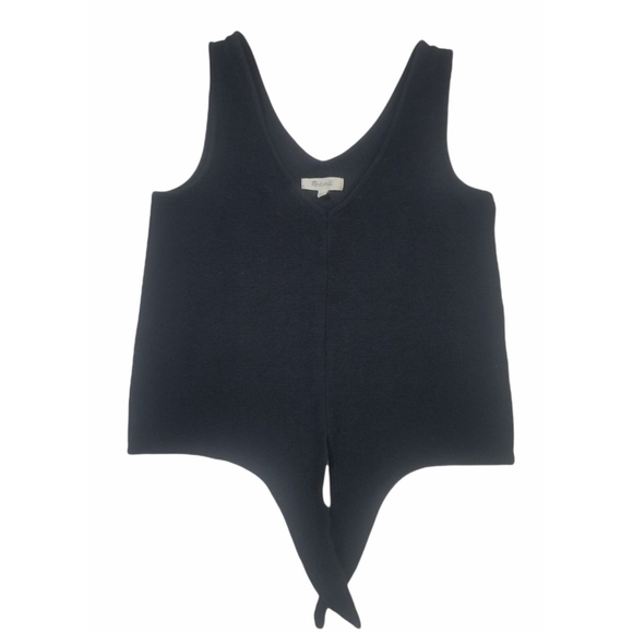 Madewell Texture & Thread Tie-Front Tank Top - Picture 2 of 8